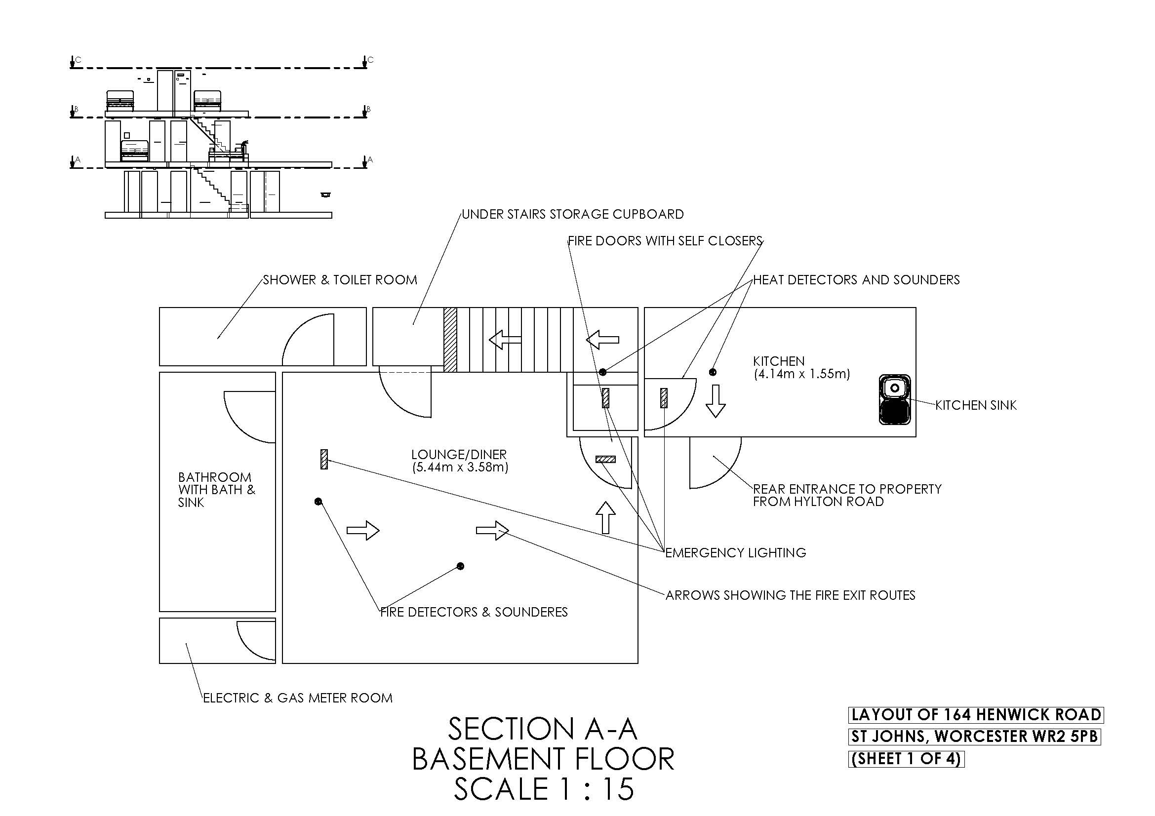164 Henwick Road Layout - Sheet 1 of 4